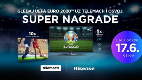 Telemach Crna Gora je u saradnji sa kompanijom Hisense organizovao veliku nagradnu igru za sve svoje korisnike